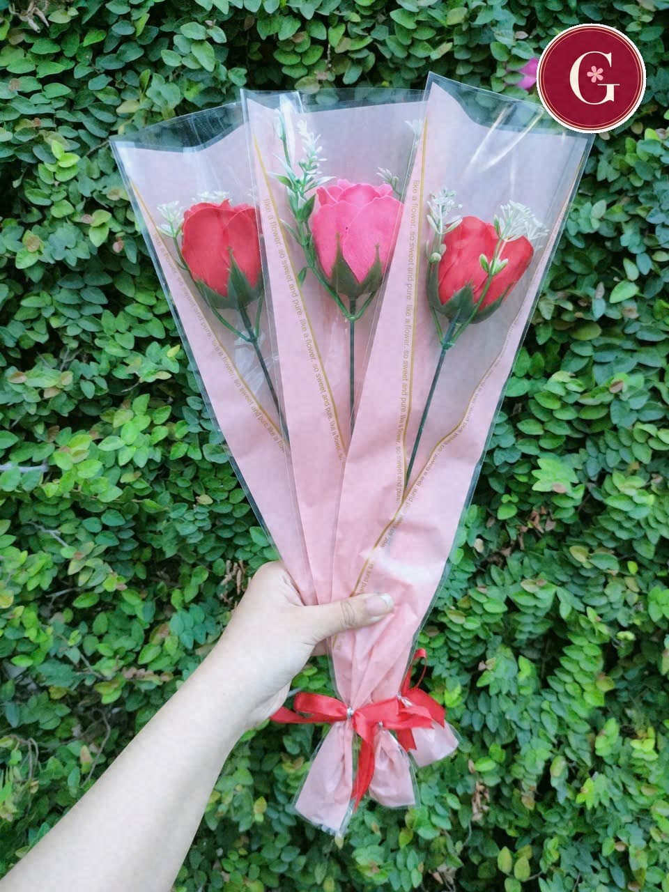 Single wax rose